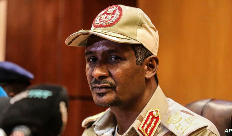 تصريحات لقائد قوات الدعم السريع السودانية عن مصر