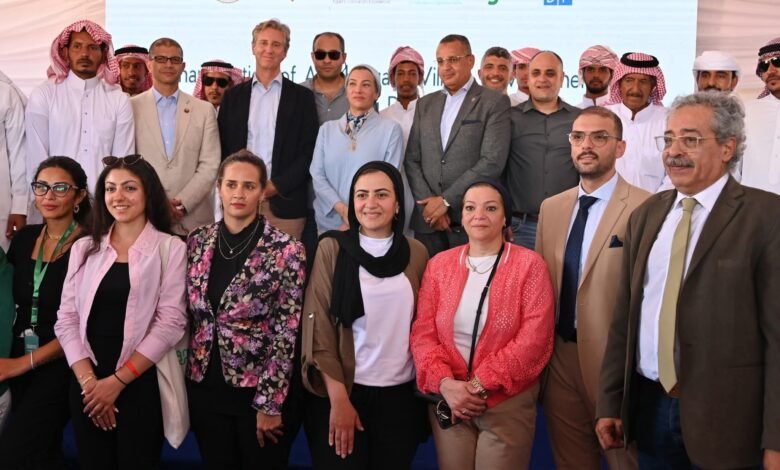 وزيرة البيئة ومحافظ جنوب سيناء يفتتحان مشروع تطوير قرية الغرقانة بمحمية نبق ضمن مشروع “جرين شرم
