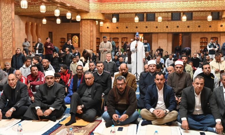 محافظ جنوب سيناء يشهد احتفالية مديرية الأوقاف بذكرى الإسراء والمعراج من مسجد الصحابة بشرم الشيخ
