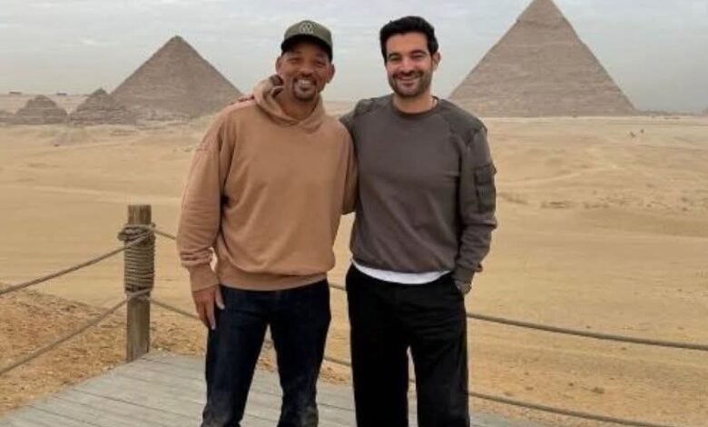 ويل سميث يزور أهرامات الجيزة
