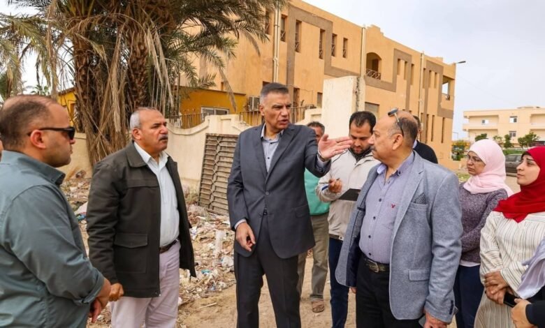 محافظ جنوب سيناء يتفقد مبنى دار العاملين ومبنى تمكين المرأة بطور سيناء