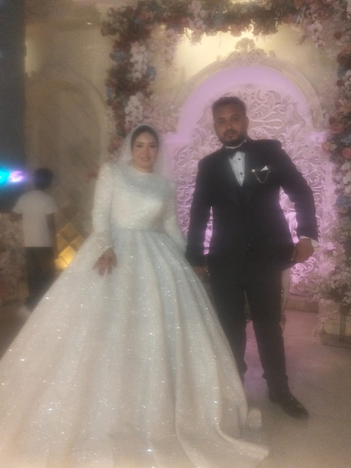 تهنة للعروسين الاستاذ مصطفي والأستاذة أمنية