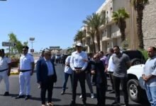 محافظ جنوب سيناء يتابع الأعمال المنفذة بخطة الطرق بشرم الشيخ