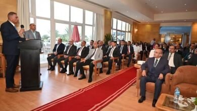 محافظ جنوب سيناء يلتقي دارسي الدورة 56 بكلية الدفاع الوطني ويستعرض استراتيجية التنمية الشاملة بالمحافظة