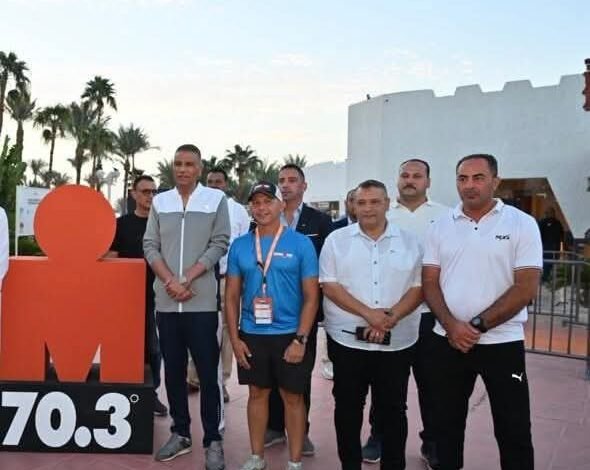 محافظ جنوب سيناء يطلق إشارة البدء لبطولة IRONMAN 70.3 SHARM EL SHEIKH EGYPT العالمية للترايثلون