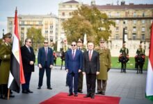 الرئيس السيسي يلتقى بالرئيس المجري الدكتور أندراش باكا