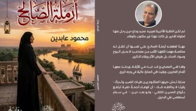 «أرملة الصالح» رواية واقعية لمحمود عابدين تستحضر أصالة الريف المصري ووفاء المرأة