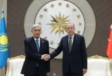 الرئيس أردوغان يستقبل نظيره الكازاخستاني توكاييف بمراسم رسمية في أنقرة