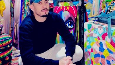 محمد لكبير:فنان يصنع من النقطة لغة ومن المجسمات عالما من الابداع